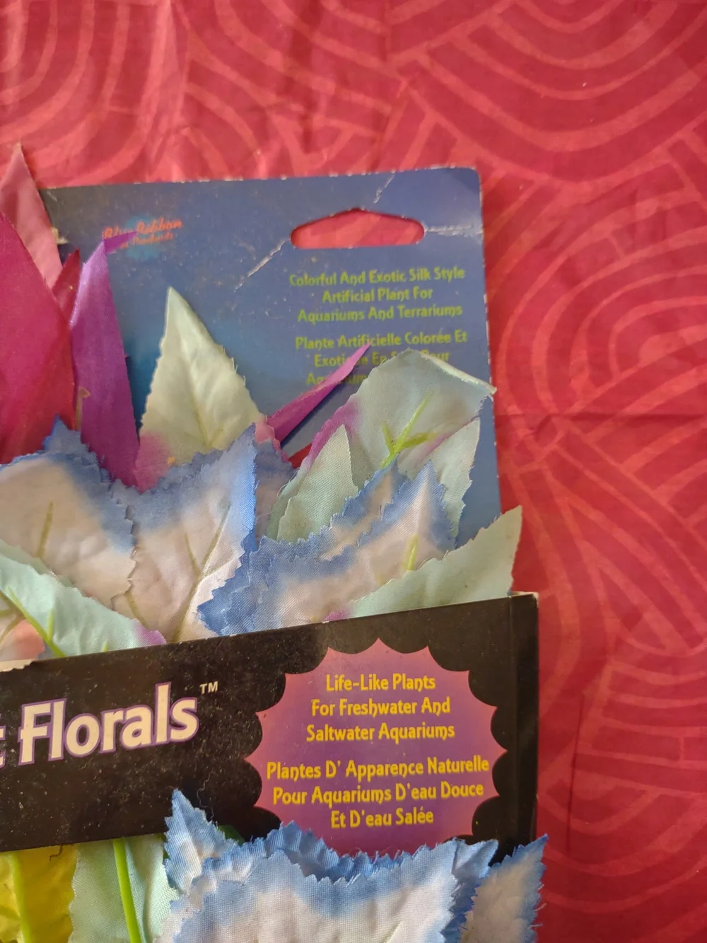 Artificial Aquarium Plants - Pink & Purple